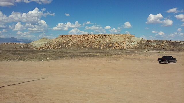 The desert of New Mexico.