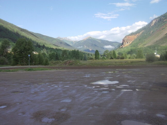 Rest stop in Silverton.