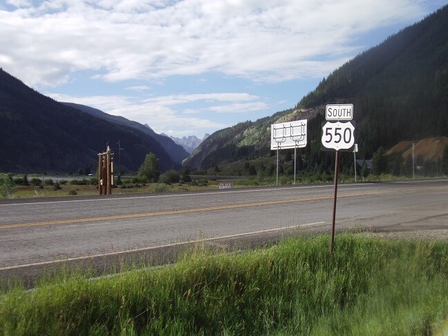 Rest stop in Silverton.