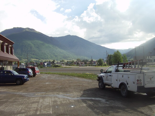 Rest stop in Silverton.