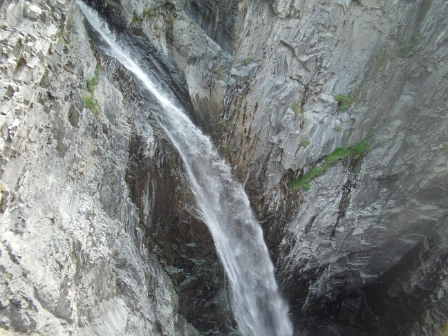 Bear Creek Falls along the Million Dollar Highway.