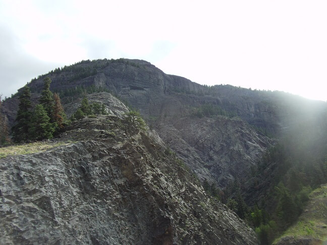 Bear Creek Falls along the Million Dollar Highway.