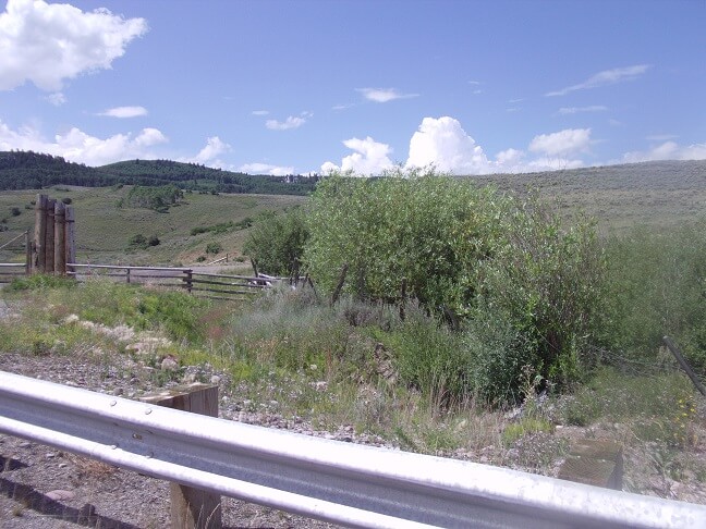 Road construction on Highway 50.