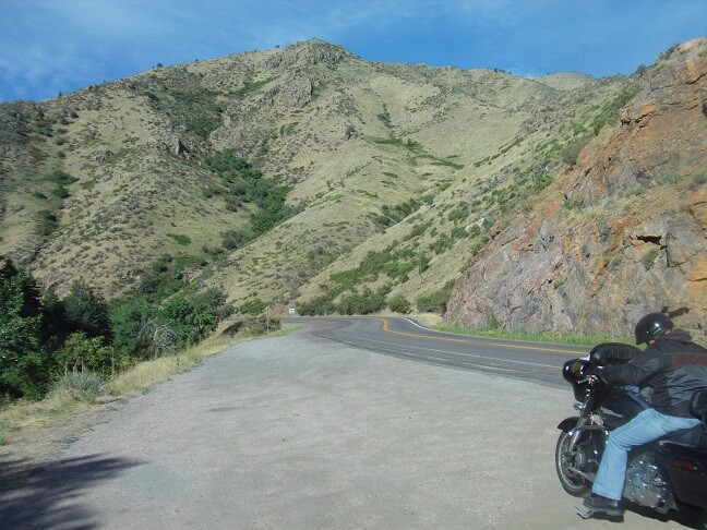 Clear Creek Canyon road.