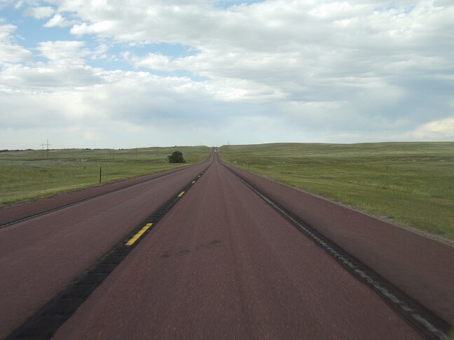 Highway 85 south of Lusk