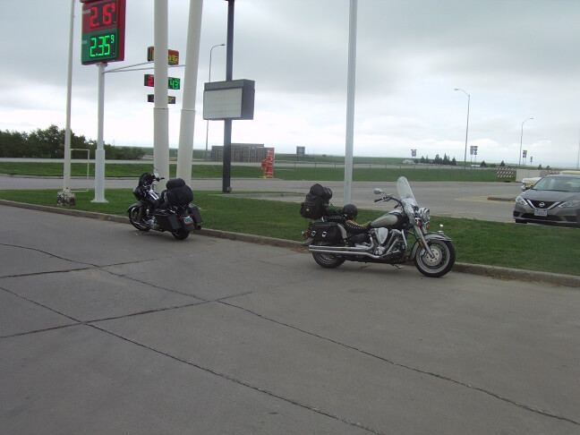 Gassing up in Murdo, SD.