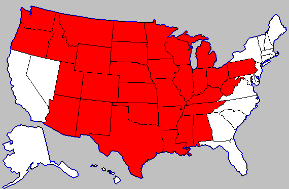 States In Which I've Ridden