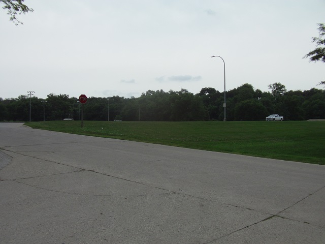 Looking out at highway 59 in Cherokee, IA