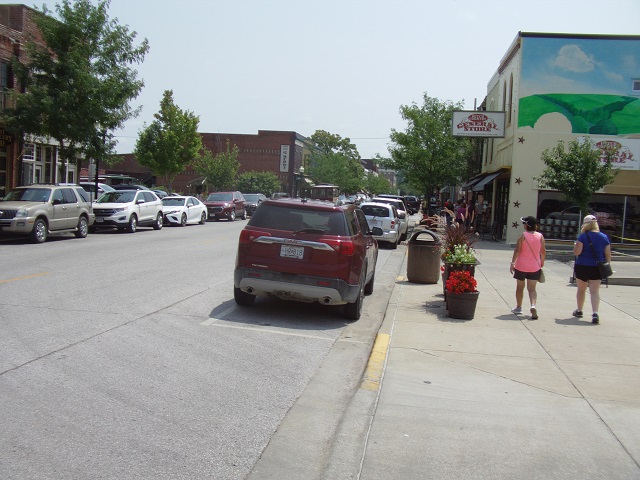 Historic downtown in Hannibal, MO.