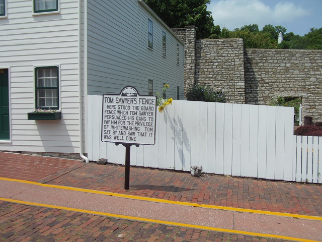 The Tom Sawyer fence.