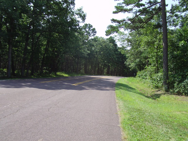 County road DD in the Mark Twain National Forest