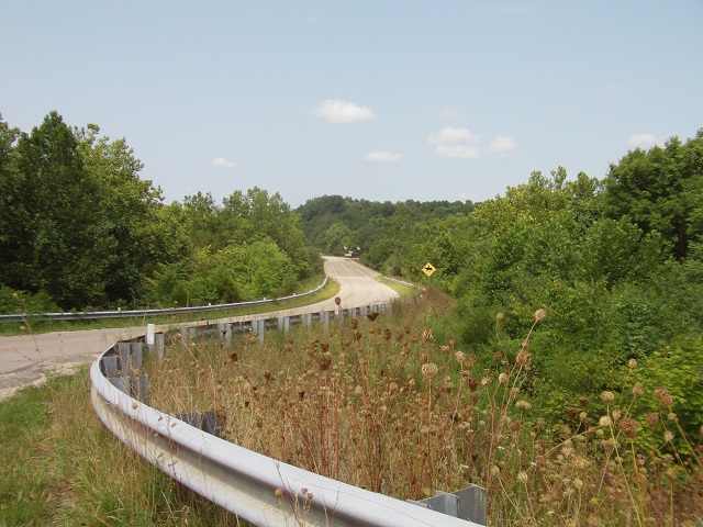 Highway 49 in the Mark Twain National Forest