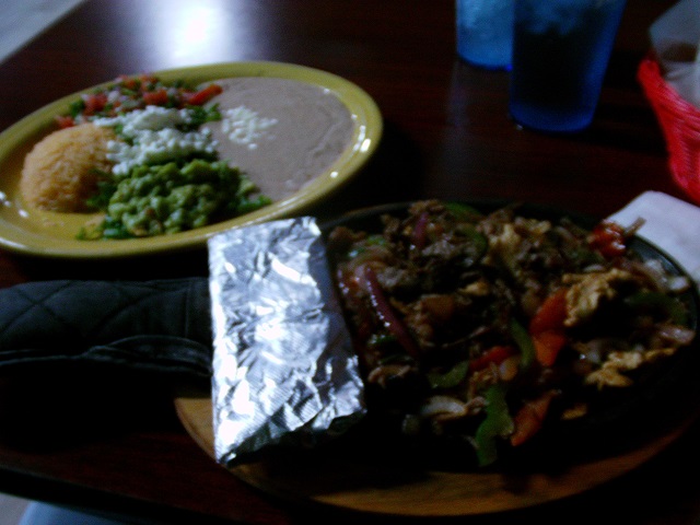 Fajitas at the Los Locos restaurant.