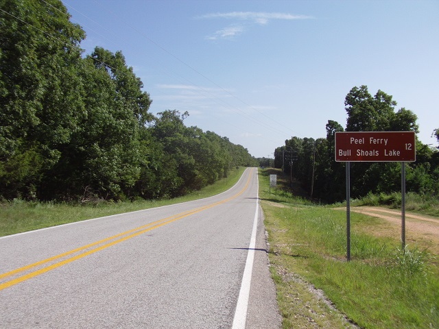 Highway 125 south of Peel, AR