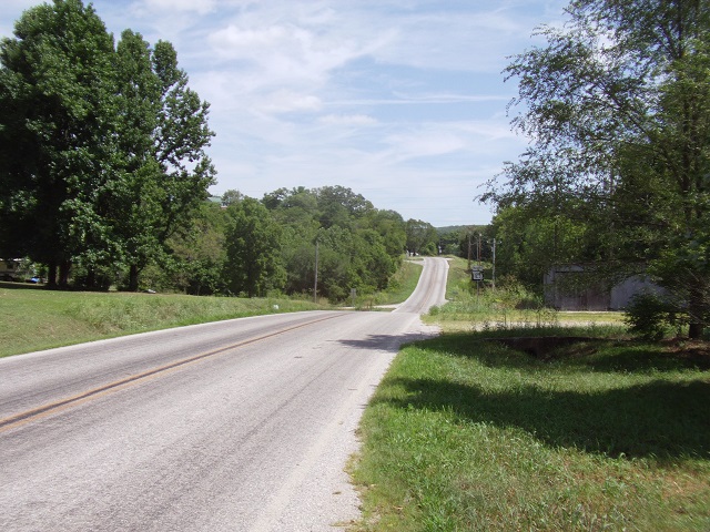 Highway 125 in southern Missouri