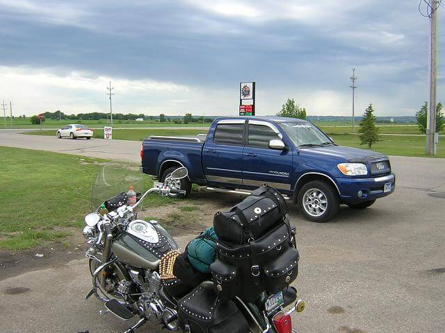 My first gas stop in Sisseton, SD.