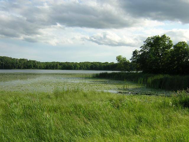 One of many, many lakes I passed.