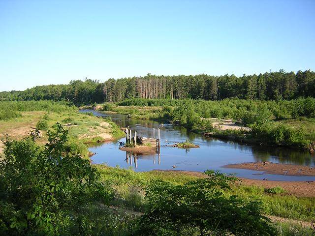 Good morning at Tourist Park in Marquette, MN.