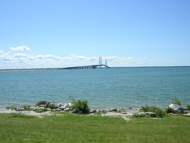 About to cross the bridge.