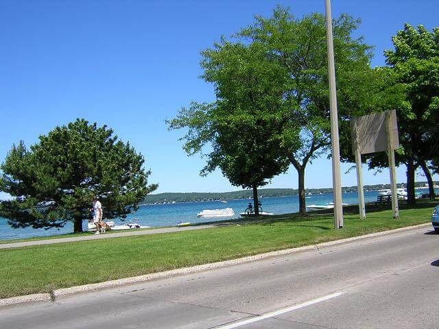 Another Traverse City lake view.