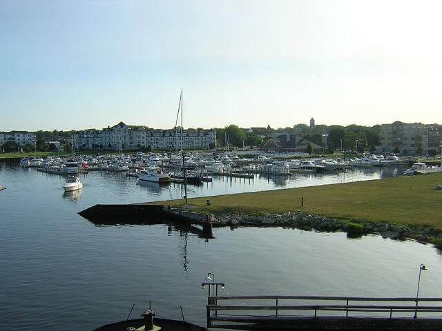 The Ludington harbor.