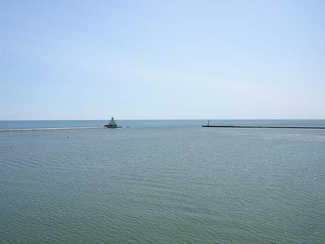 My last view of Lake Michigan.