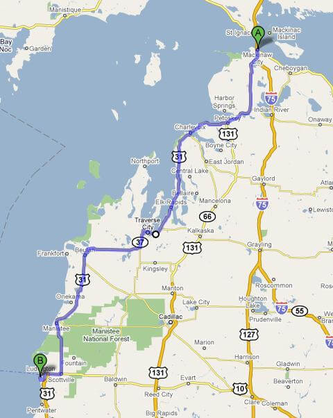 The second leg of the day's journey.