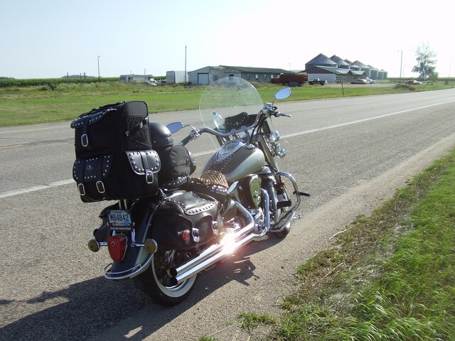 A quick rest break after getting off the interstate.