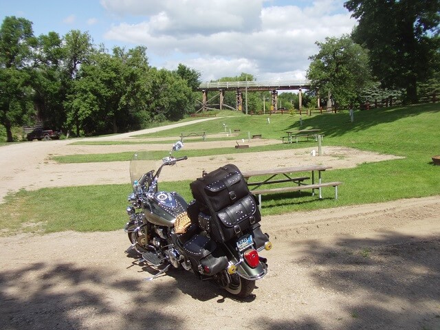 Riverside Park in Red Lake Falls, MN.