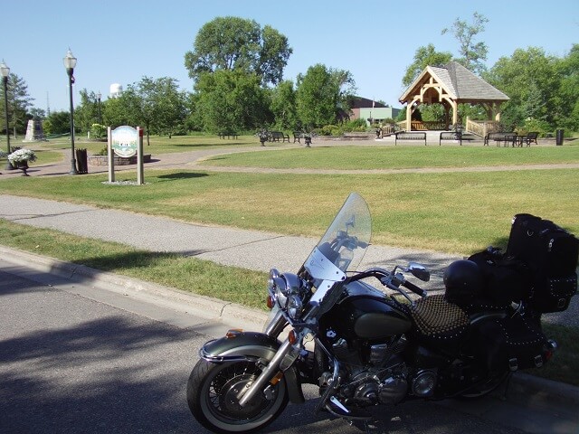 A park in Roseau, MN