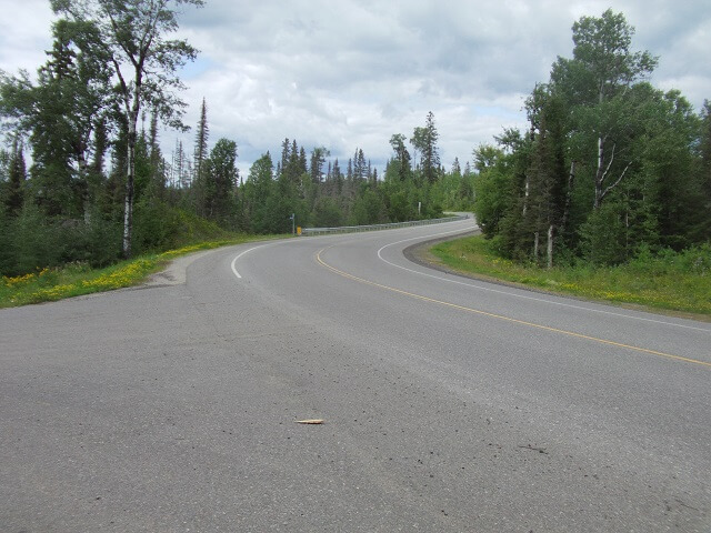 Highway 1 east of Ely, MN