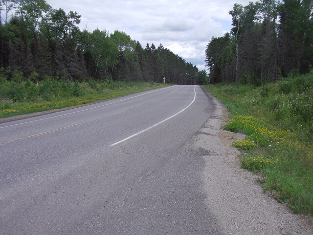 Highway 1 east of Ely, MN