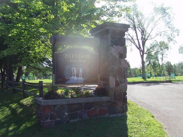 Pattison State Park in Wisconsin