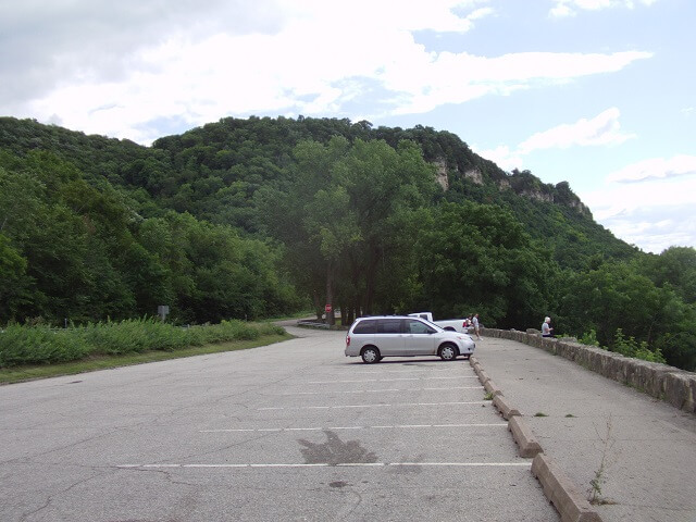 A rest stop along highway 35 in Wisconsin.