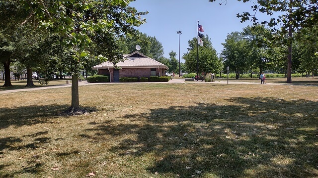 Stopping for a rest break near Scott Air Force Base in IL.