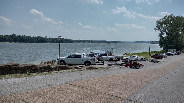 The Ohio River north of Golconda, IL.