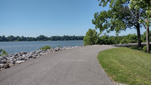 The Ohio River Scenic Byway in Grandview, IN.