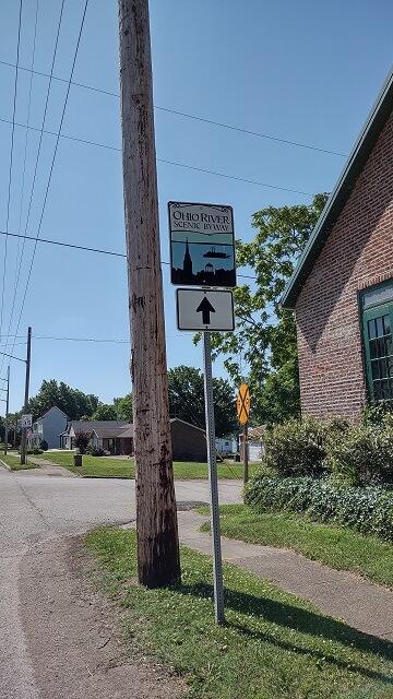 The Ohio River Scenic Byway in Troy, IN.