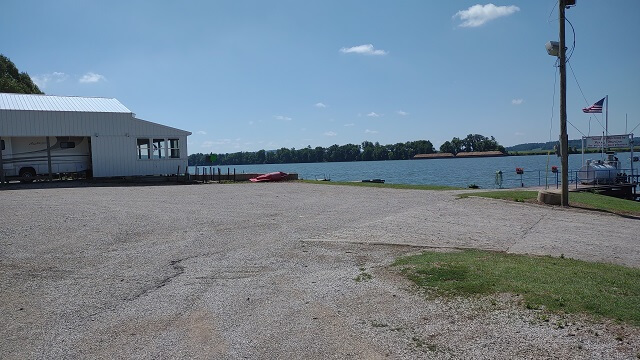 The Ohio River Scenic Byway in Indiana.