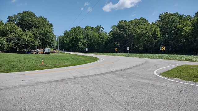 The Ohio River Scenic Byway in Rome, IN.