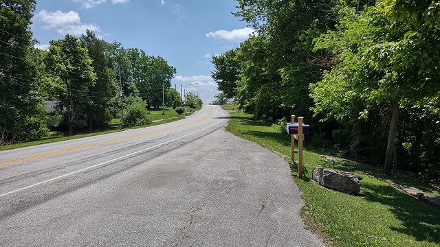 The Ohio River Scenic Byway near Leavenworth, IN.