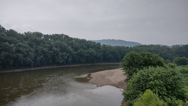 The Ohio River near Portsmouth, OH.