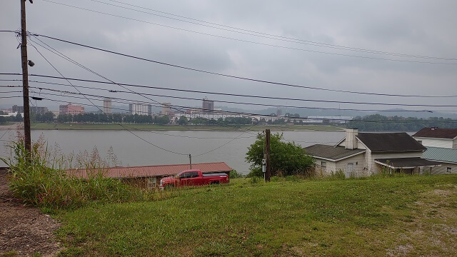 The Ohio River near Chesapeake, OH.