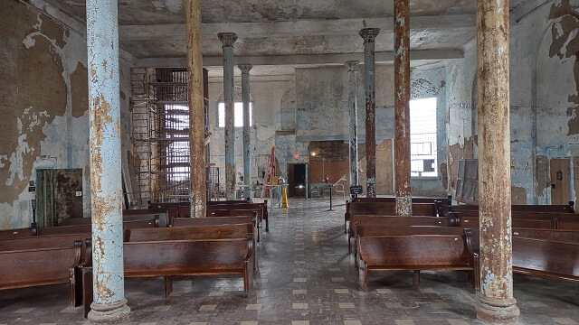 A view from the front of the OSR chapel.