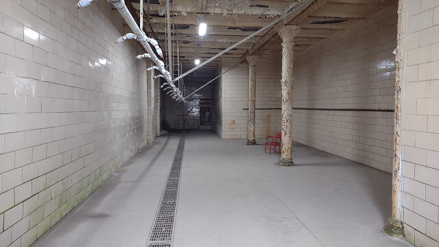 The original OSR shower room which was also used in the Shawshank Redemption movie.