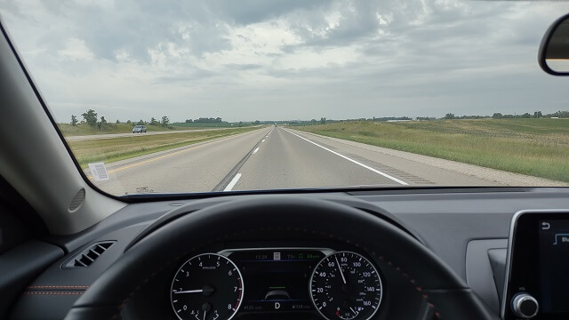 Driving down the road on the way to Ortonville, MN.