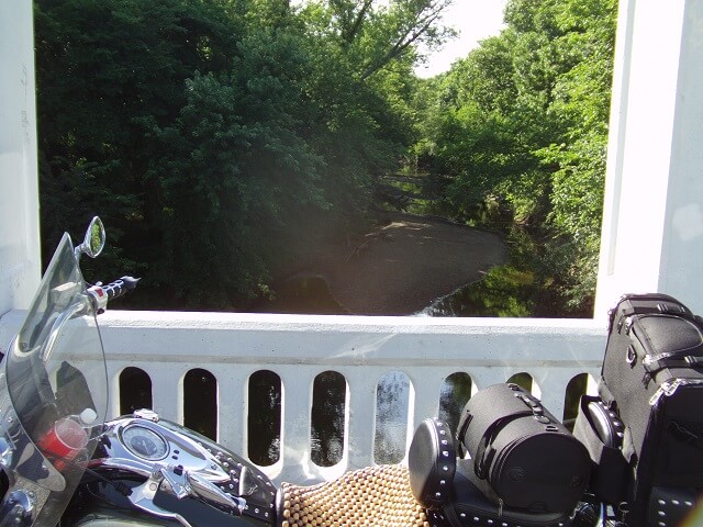 Looking west off of the Rainbow Bridge.