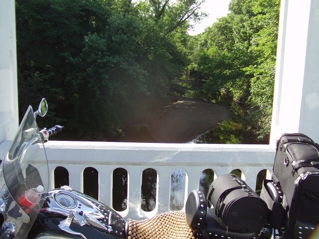 Looking west off of the Rainbow Bridge.