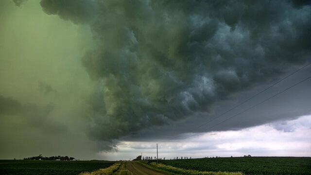 A nasty storm that came through Sioux Falls and produced tornados and a derecho.