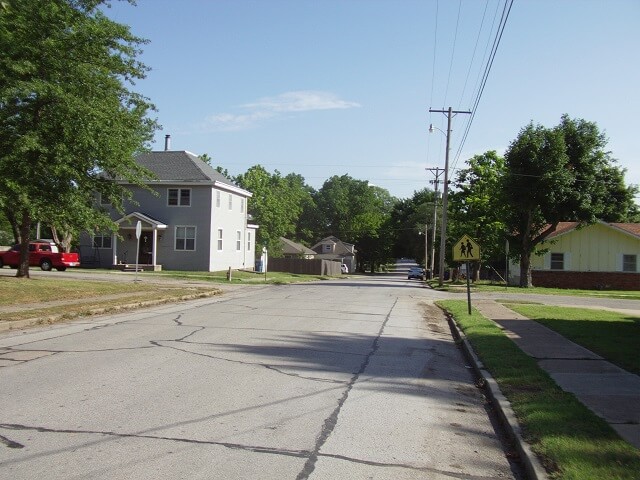 Old Route 66 in Brooklyn Heights, MO.